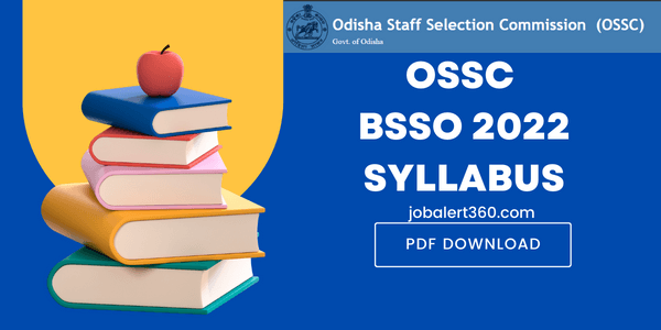 OSSC BSSO 2022 Syllabus