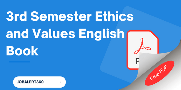 3rd Semester Ethics and Values English Book pdf Download