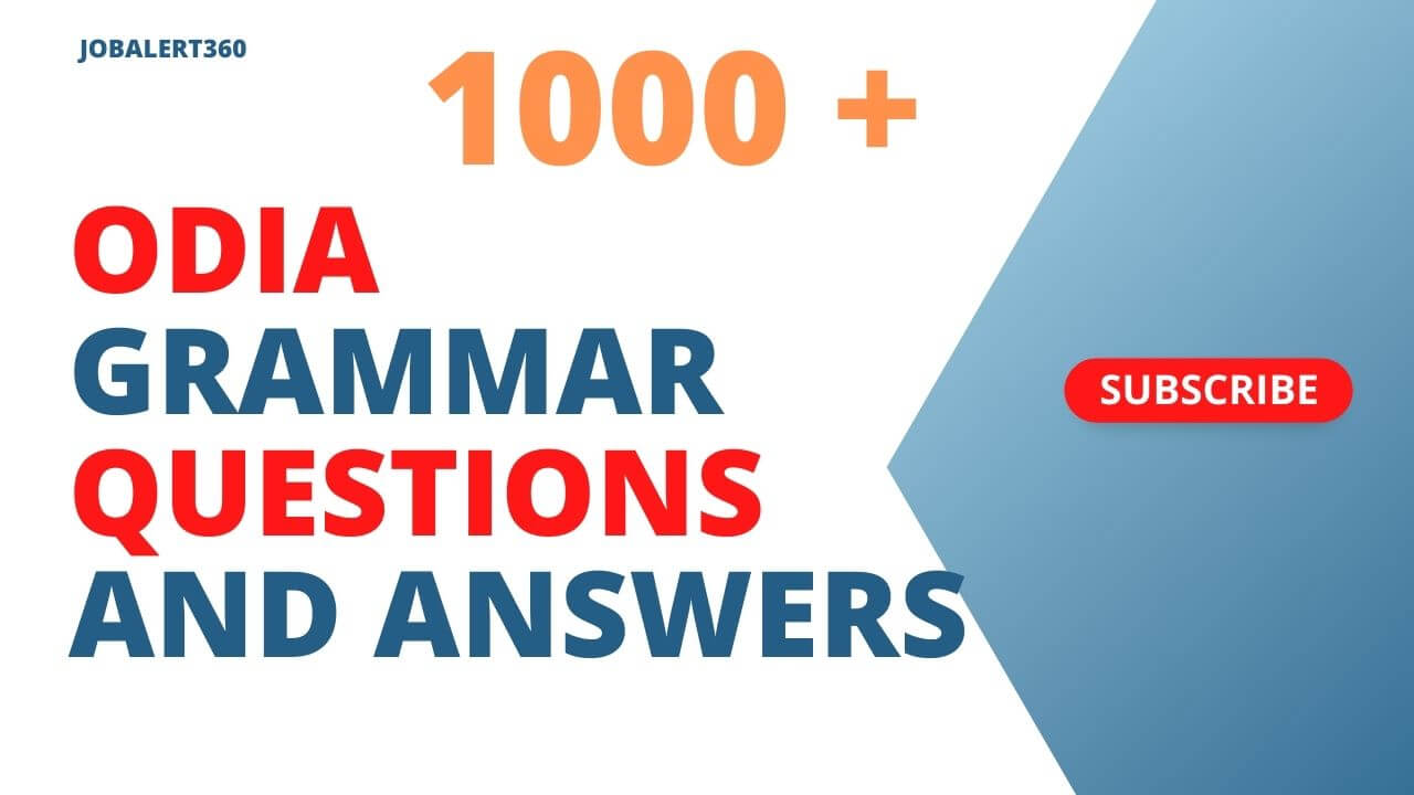 Odia Grammar Questions and Answers