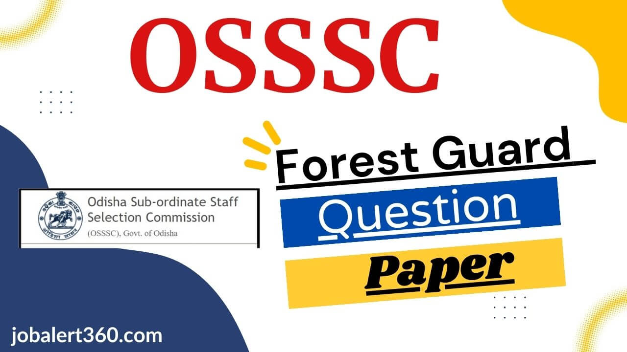 Forest Guard Question Paper
