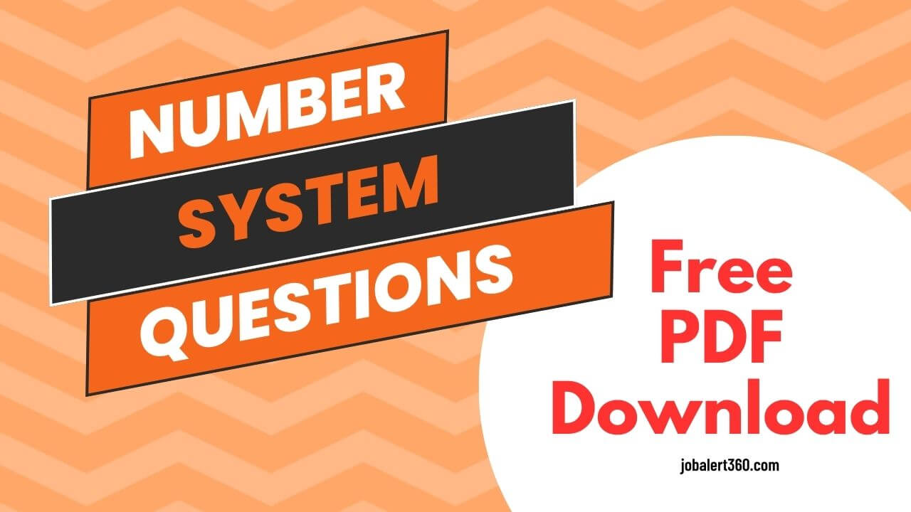 Number System Questions PDF