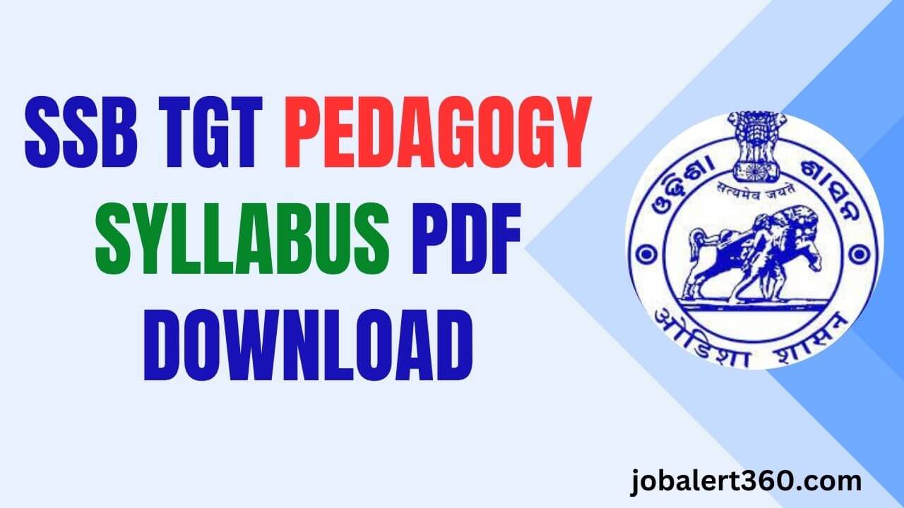 text write : TGT Pedagogy Syllabus PDF Download